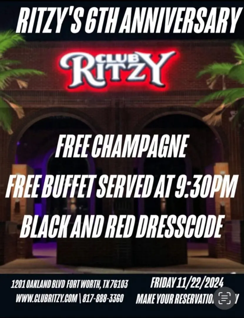 Ritzy's 6th Anniversary